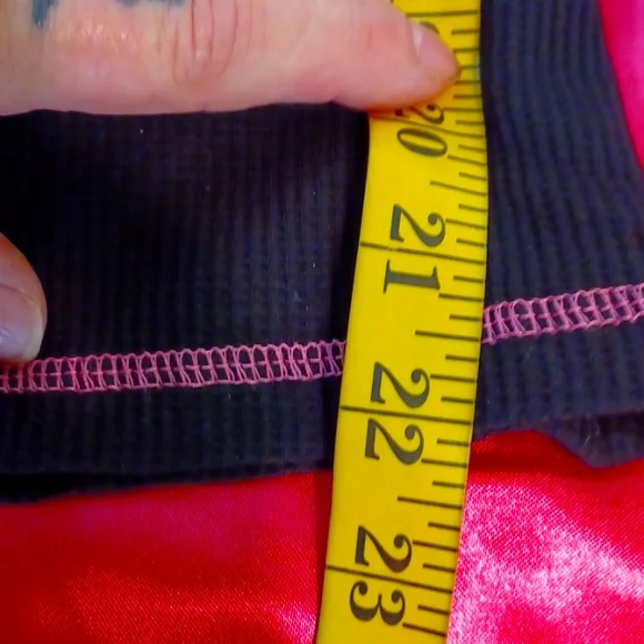 DOLLSKILL SUGAR THRILLZ 1X BLACK LONG-SLEEVED CAT ROMPER EARS ON HOOD BOWS/BELL - Picture 9 of 17